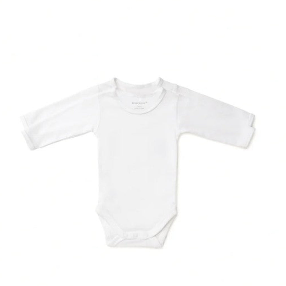 Marquise Long Sleeve Bodysuit - White - 2 pk