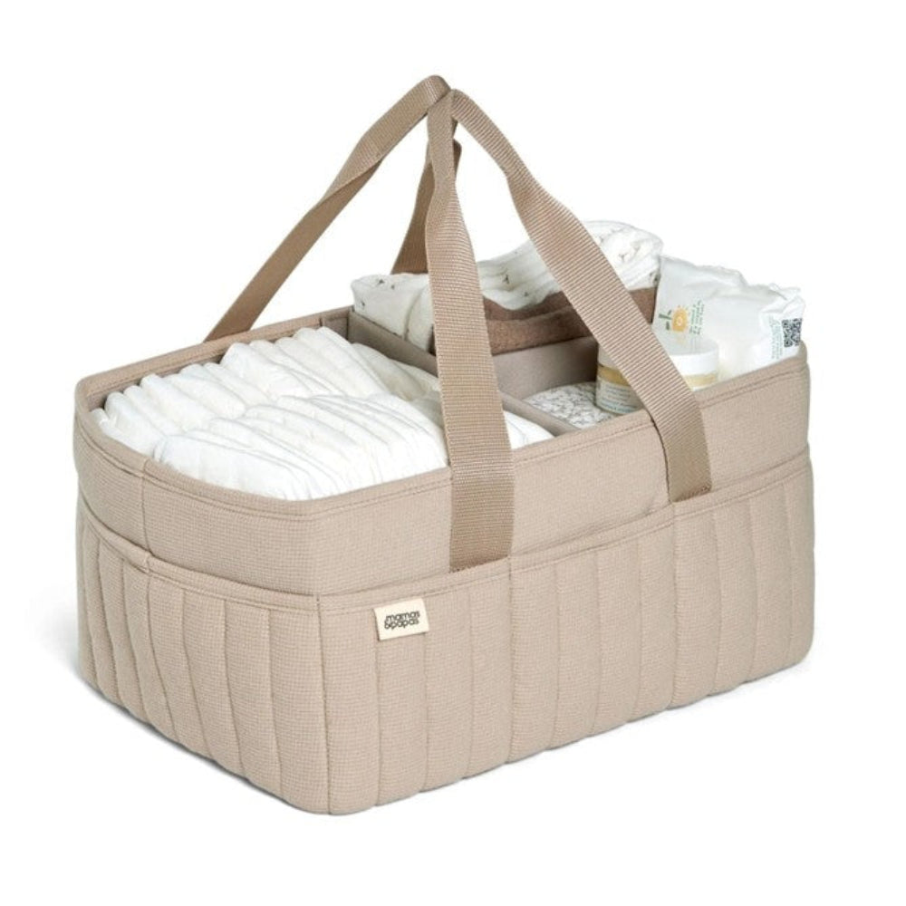 Mamas & Papas Nappy Caddy - Cashmere Waffle