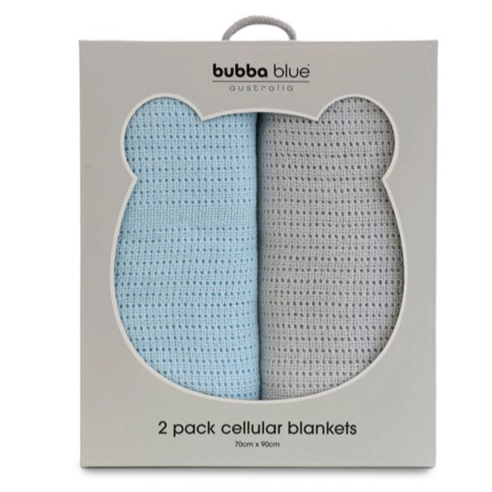 Bubba Blue Nordic Sorbet 2pk Cellular Blanket Apple/Pineapple