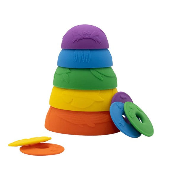 Jellystone Ocean Stacking Cups - Rainbow Bright