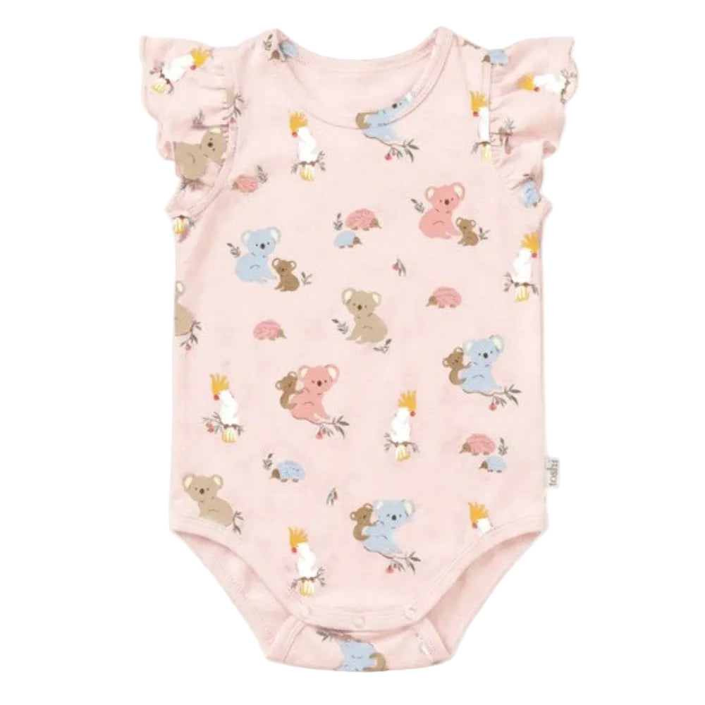 Toshi Onesie S/S Frill Arcadia - Wild Garden