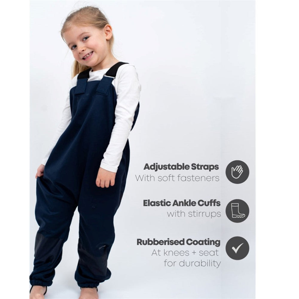 Therm All-Weather Fleece Overalls - Navy
