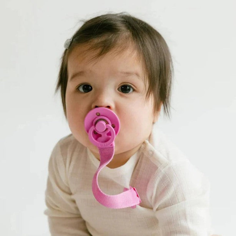 Bibs Pacifier Clip Loop - Bubblegum