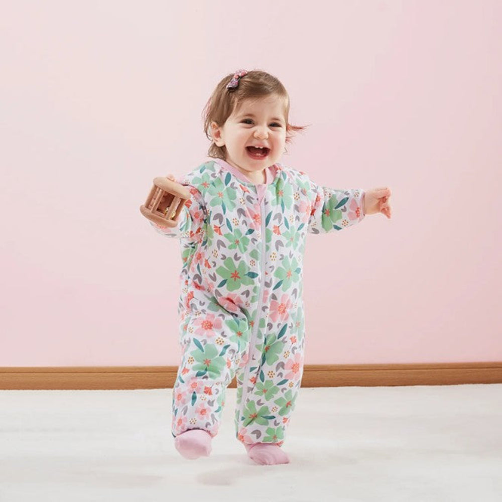Snugtime Footless Padded Blanket Sleeper - 2.0 Tog - Floral