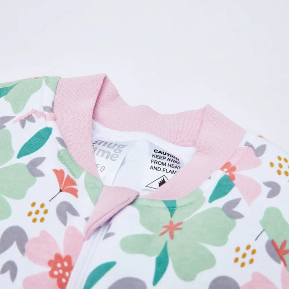 Snugtime Footless Padded Blanket Sleeper - 2.0 Tog - Floral