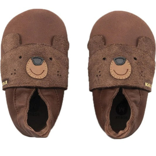 Bobux Soft Sole Papa Bear - Toffee