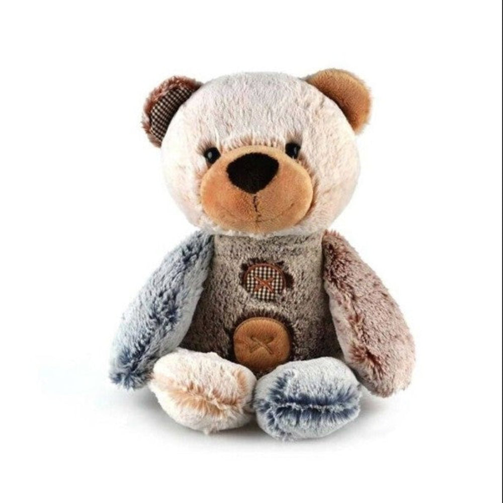 Korimco Everday Patches Bear - Brown - 28cm