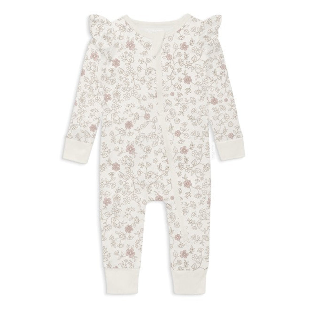 Aster + Oak Pippy Floral Zip Romper