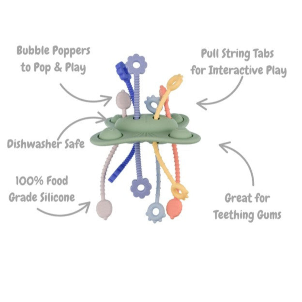 Koala Dream Silicone Pop + Pull Sensory Teether