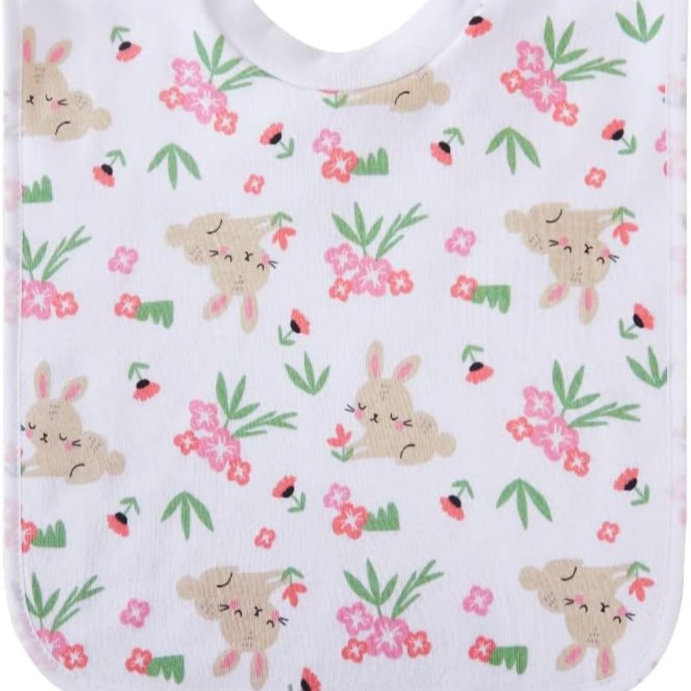 Big Softies Bib Popover 3 Pk - Bunny