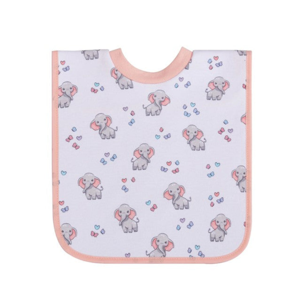 Big Softies Bib Popover 3 Pk - Elephant