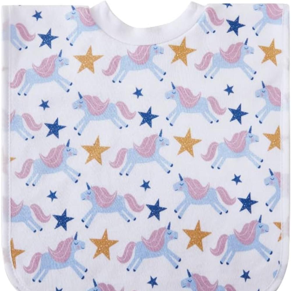 Big Softies Bib Popover 3 Pk - Unicorn