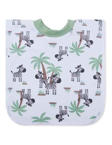 Snugtime Bib Popover 3 Pk - Zebra
