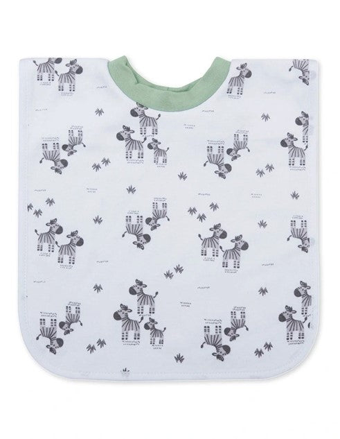 Snugtime Bib Popover 3 Pk - Zebra