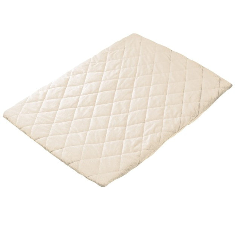 Playette Quilted Travel Cot Fitted Sheet - Cream