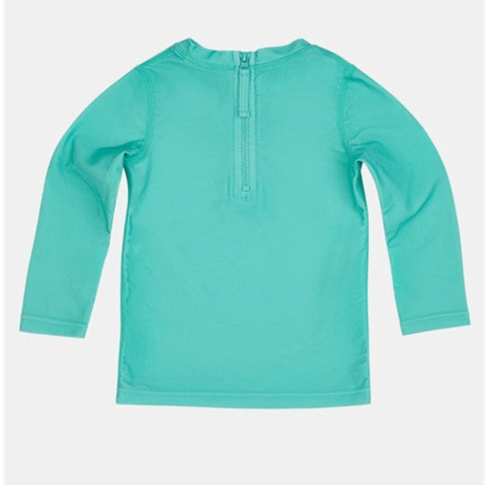 Toshi Swim Rashie Long Sleeve Splash - Congo Seagrass