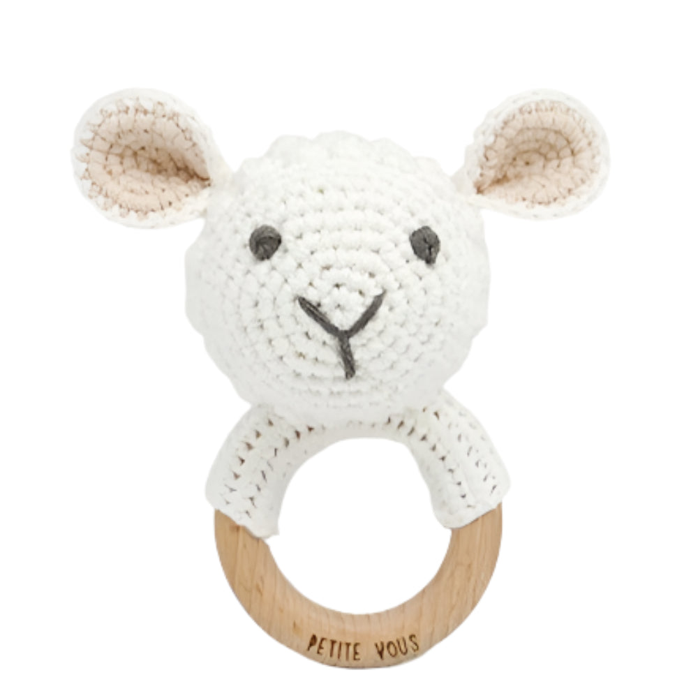 Petite Vous Crochet Ring Rattle - Lulu Lamb