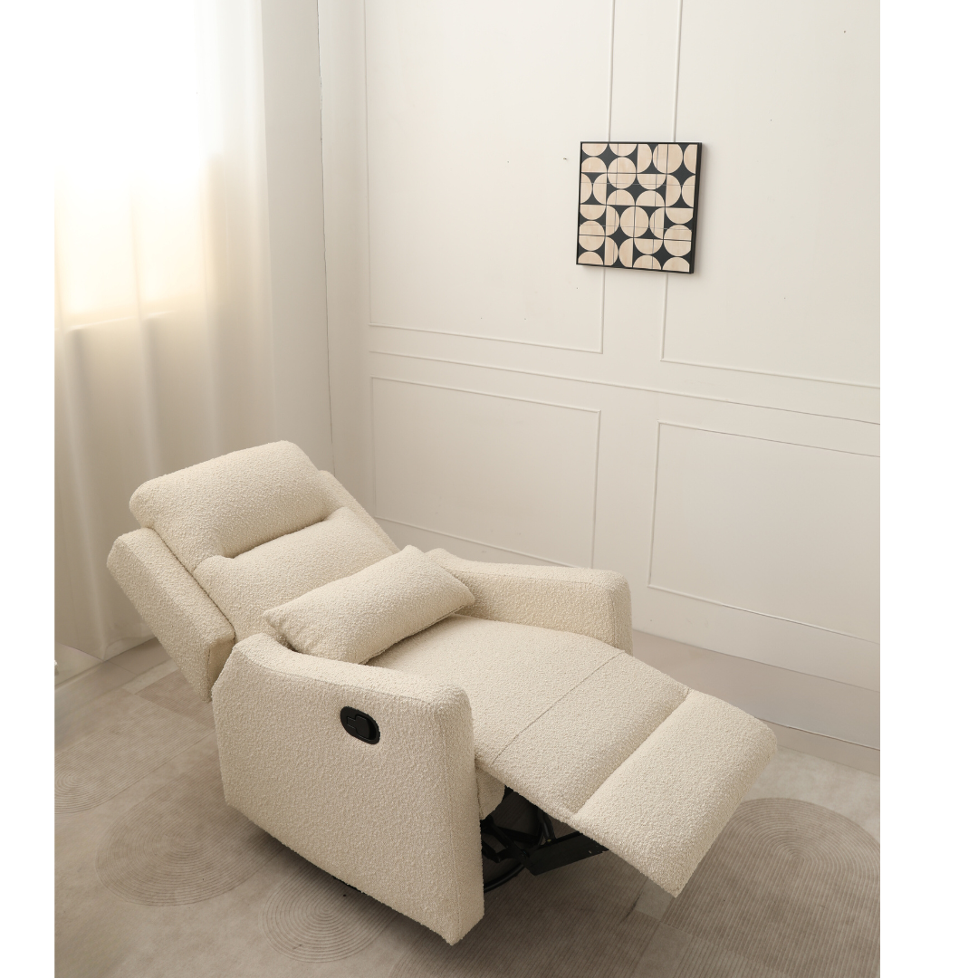 Cocoon Rio Glider Chair - Sandstone Boucle