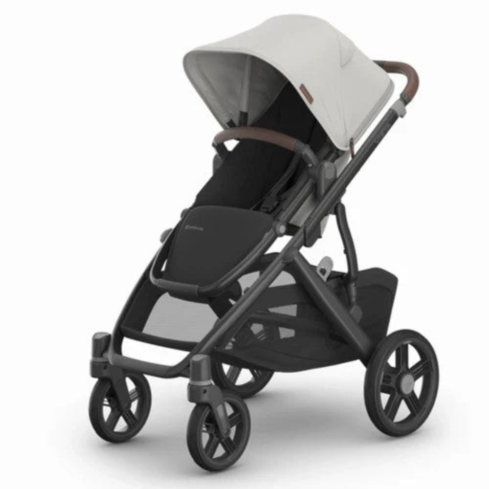 UPPAbaby VISTA V3 with Bassinet - Savannah with BONUS Upper Adaptors, Carry All Organiser and Cup Holder