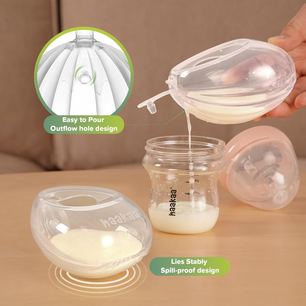 Haakaa Shell Wearable Silicone Pump - 75ml