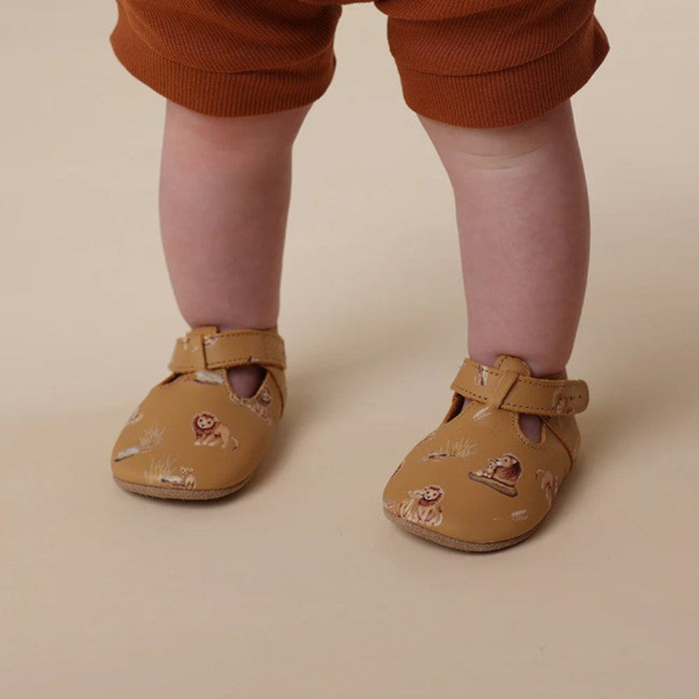 Snuggle Hunny Bobux T-Bar Shoes - Roar