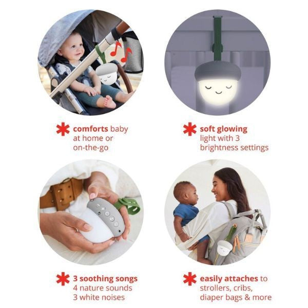 Skip Hop Glow with Me Portable Acorn Sound Machine