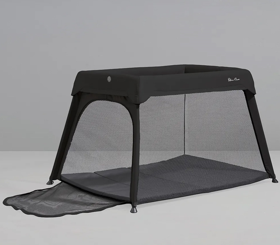 Silver Cross Slumber Travel Cot - Carbon