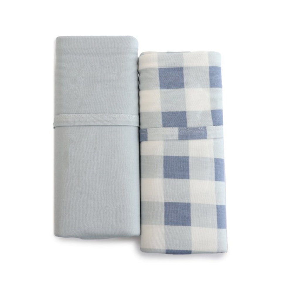 Bubba Blue Bubba Sundae 2 pk Jersey Swaddles - Blueberry