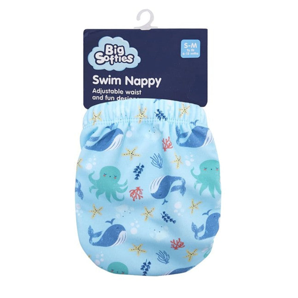 Big Softies Swim Nappy - Whale