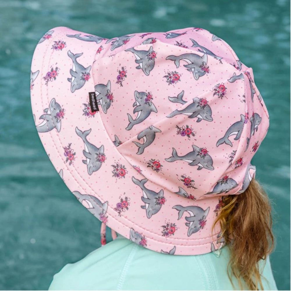 Bedhead Swim Ponytail Bucket Beach Hat - Dolphin