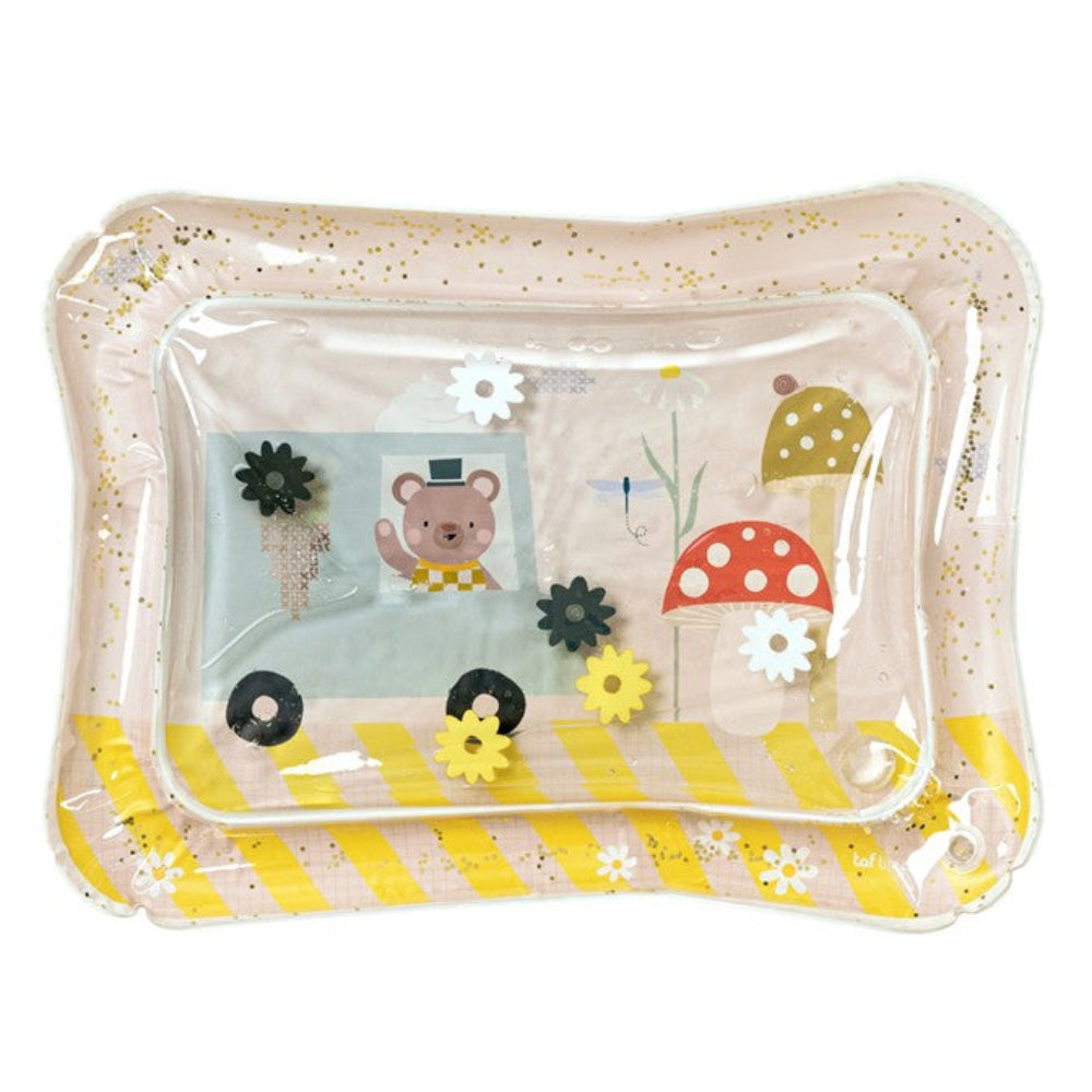 TAF TOYS Tummy-time Sensory Water Mat - Ice Cream Bear