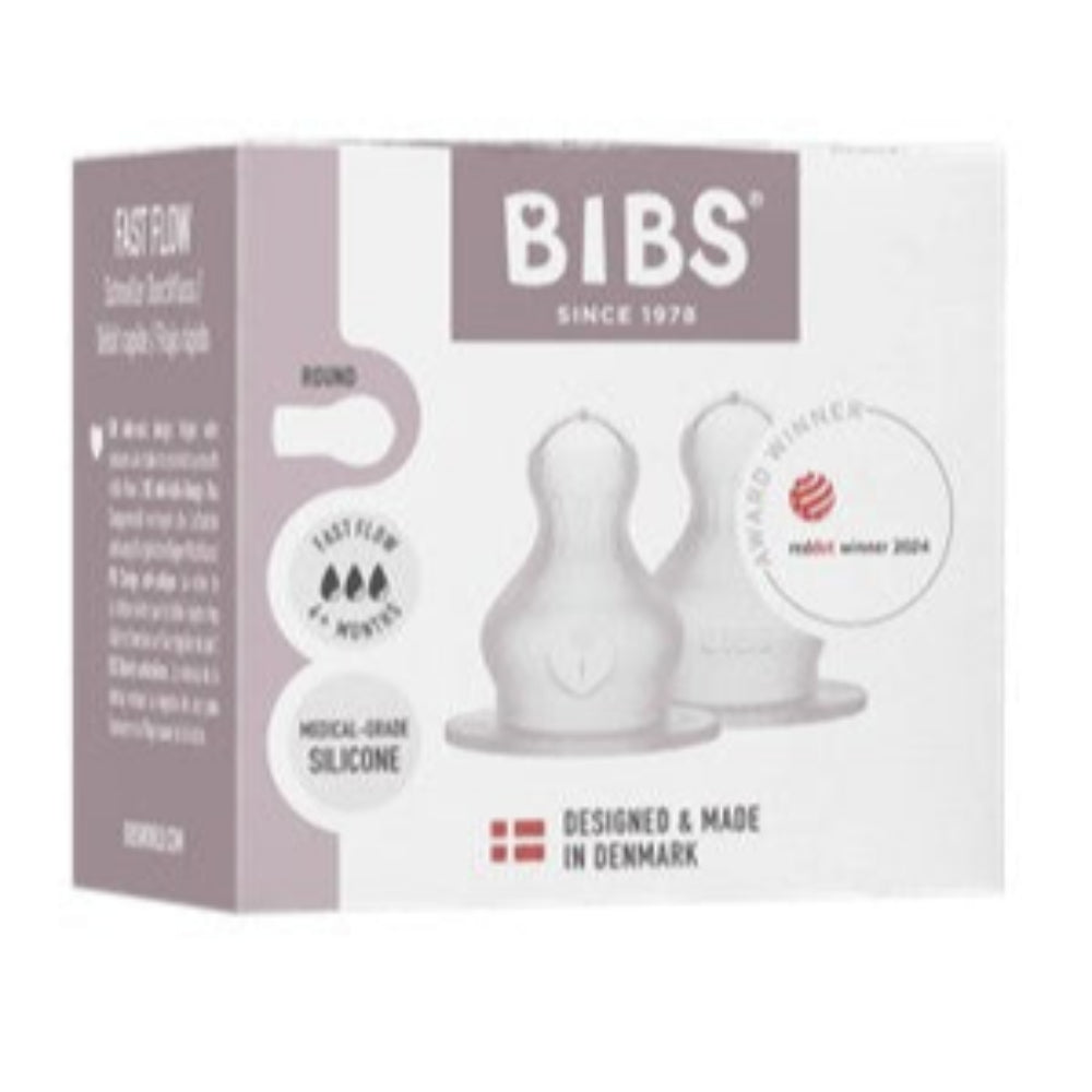 Bibs Bottle Teat Silicone - Fast Flow