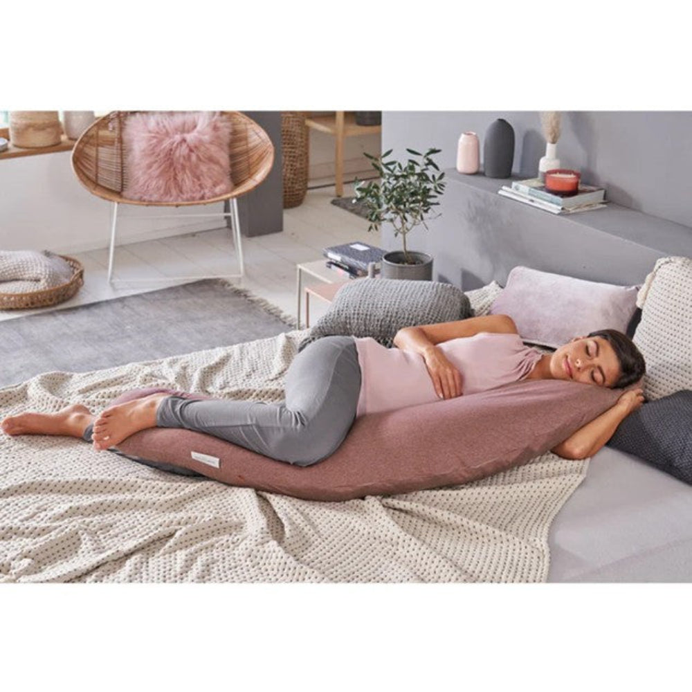 Theraline Muslin Maternity and Nursing Pillow - Sand Beige