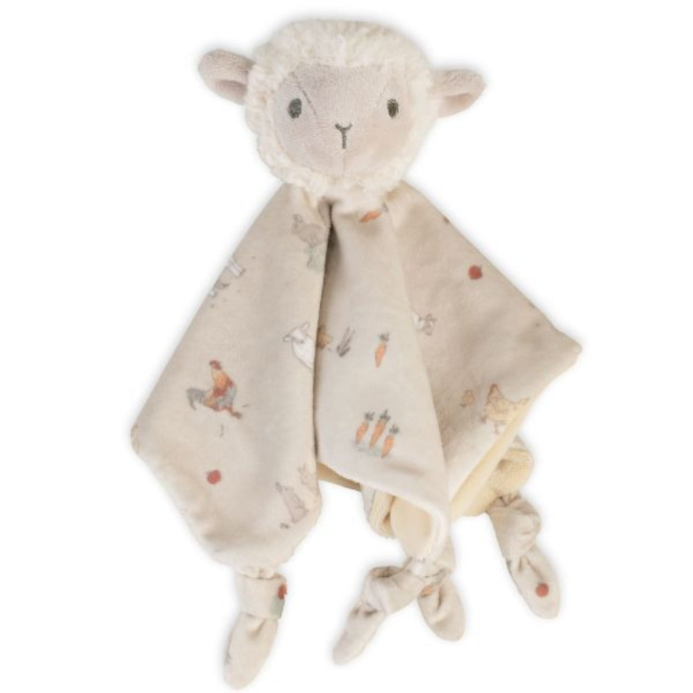 Little Linen Lovie Comforter - Farmyard Lamb