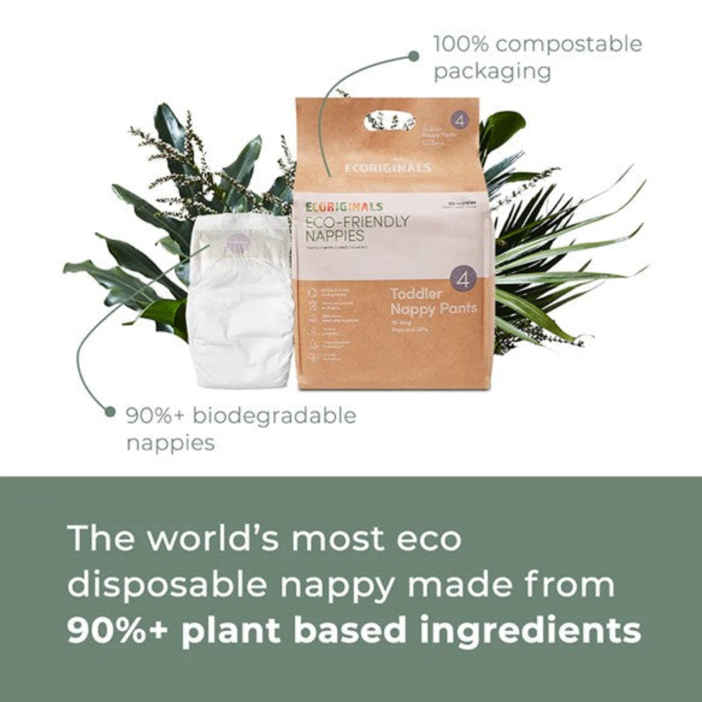 Ecoriginals Eco Friendly Nappy Pants - 4 - Toddler - 10 to 14 kg