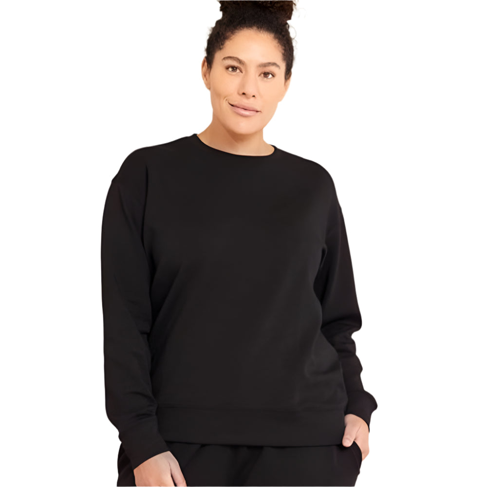 Boody Unisex Crew Neck Sweater - Black