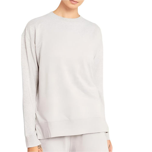 Boody Womens Weekend Crew Pullover - Grey Marl