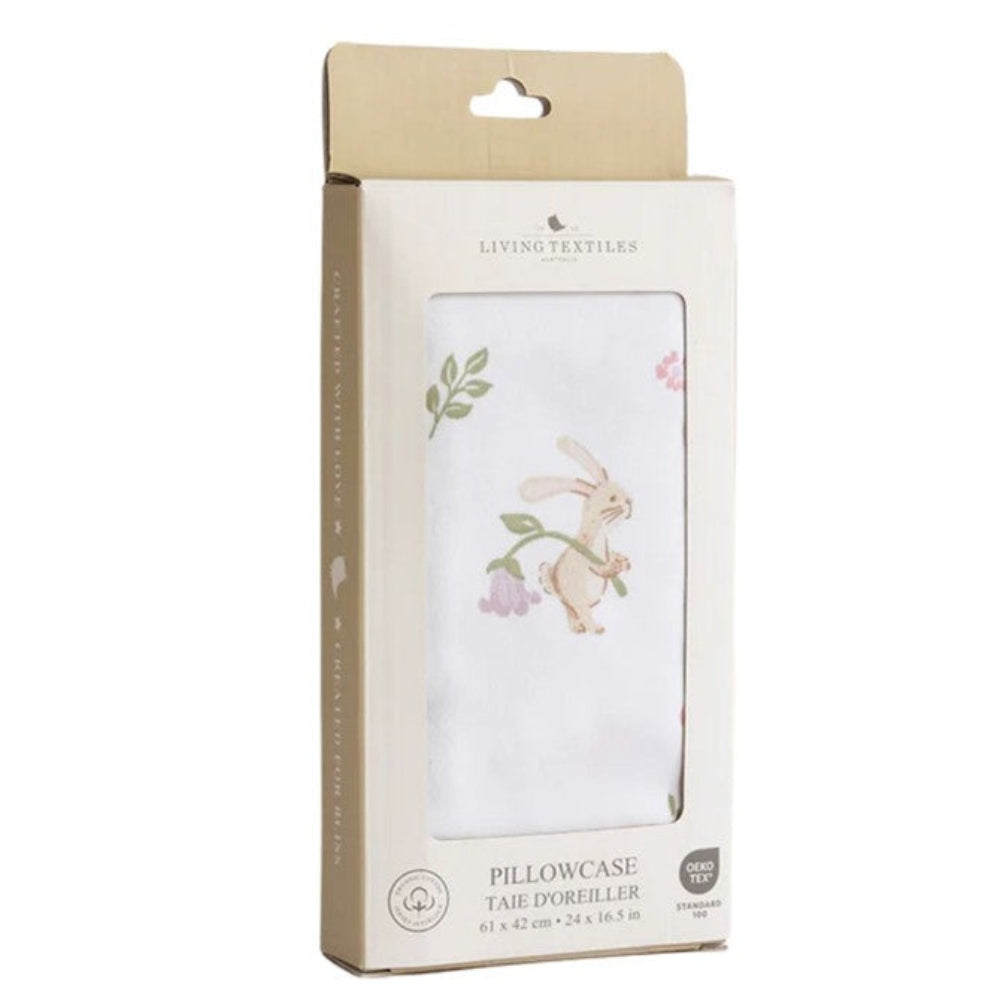 Living Textiles Organic Jersey Pillowcase - Whimsical Wonderland