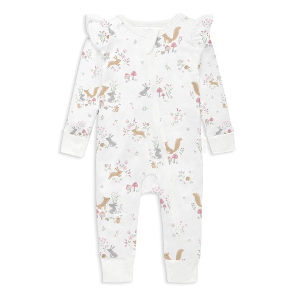 Aster + Oak Whimsy Woods Zip Romper
