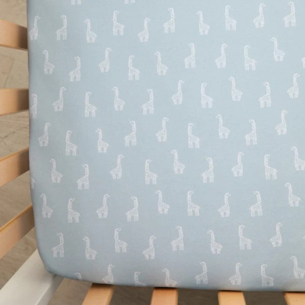 Living Textiles 2pk Jersey Cot Fitted Sheets - Wild Safari