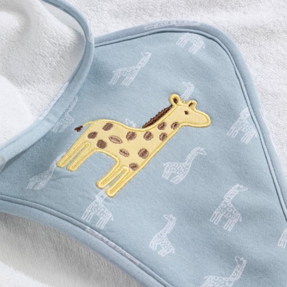 Living Textiles Hooded Towel - Wild Safari Giraffe