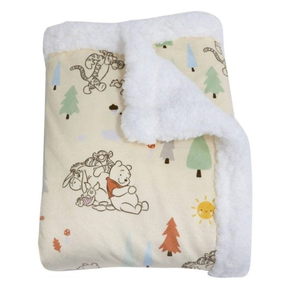 Bubba Blue Winnie the Pooh Cuddle Blanket