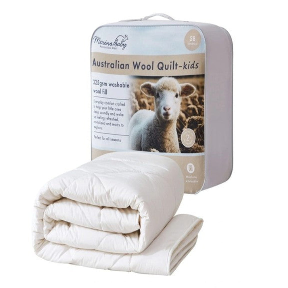 Merino Baby Australian Wool Quilt - Single Bed