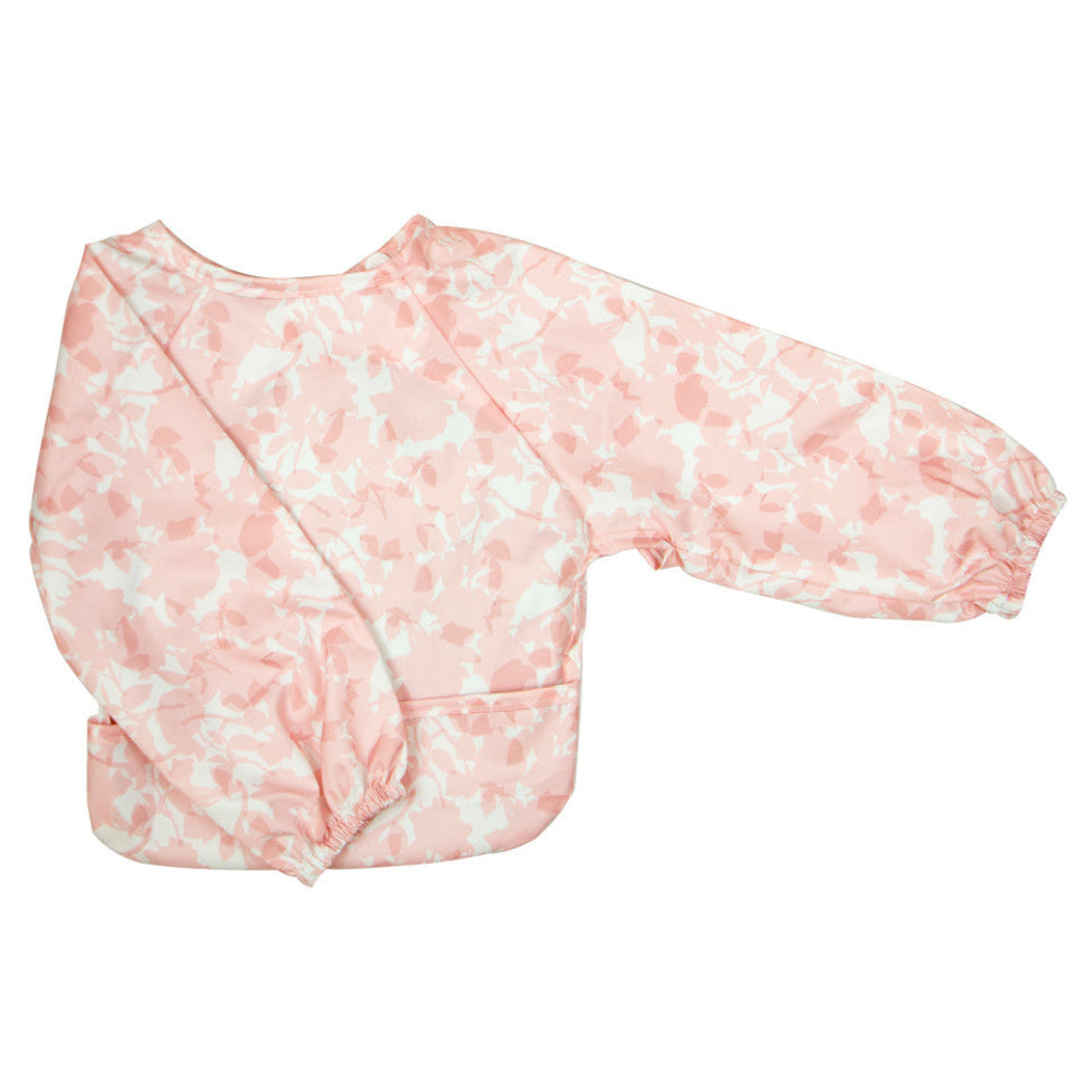 Silly Billyz Wipe Clean Long Sleeve Nylon Pocket Bib Roses