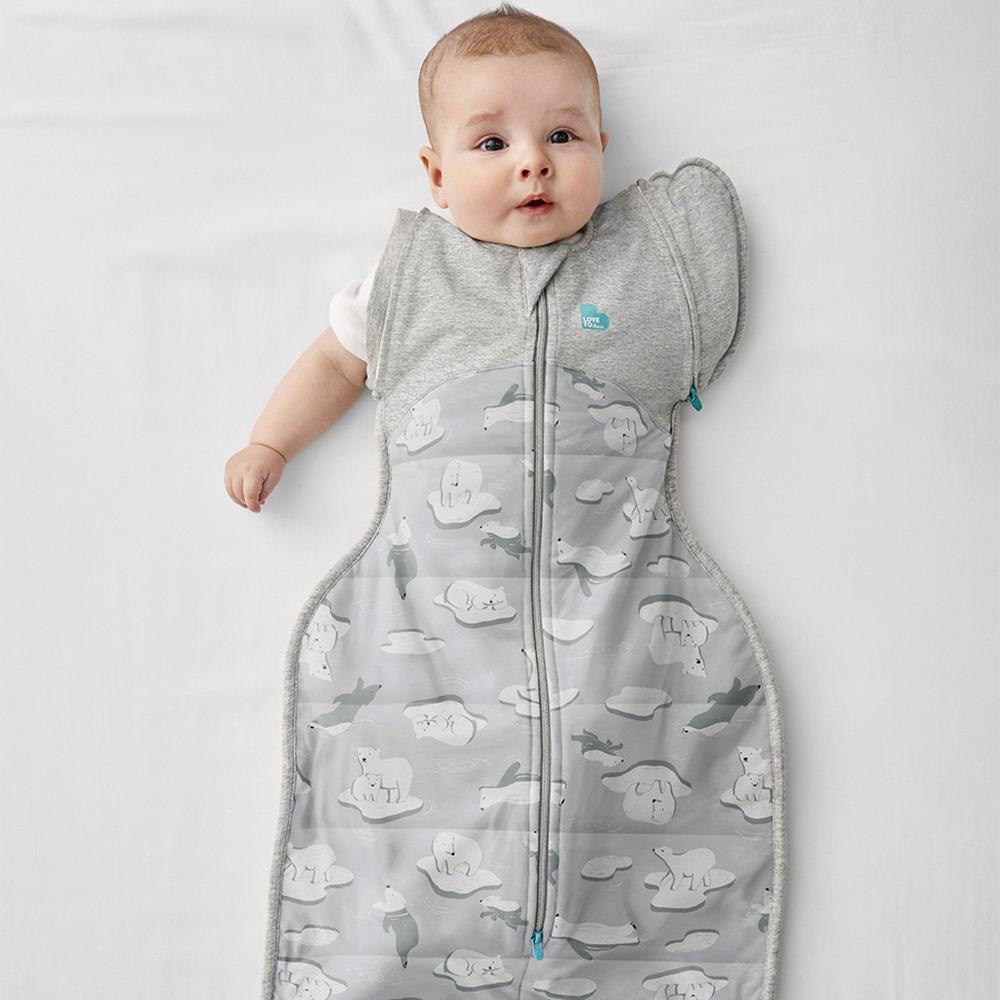 Love To Dream Swaddle Up Transition Bag Extra Warm 3.5 Tog - Grey Sth Pole