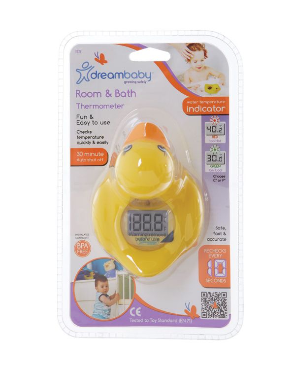Dreambaby F321 Bath & Room Thermometer Duck