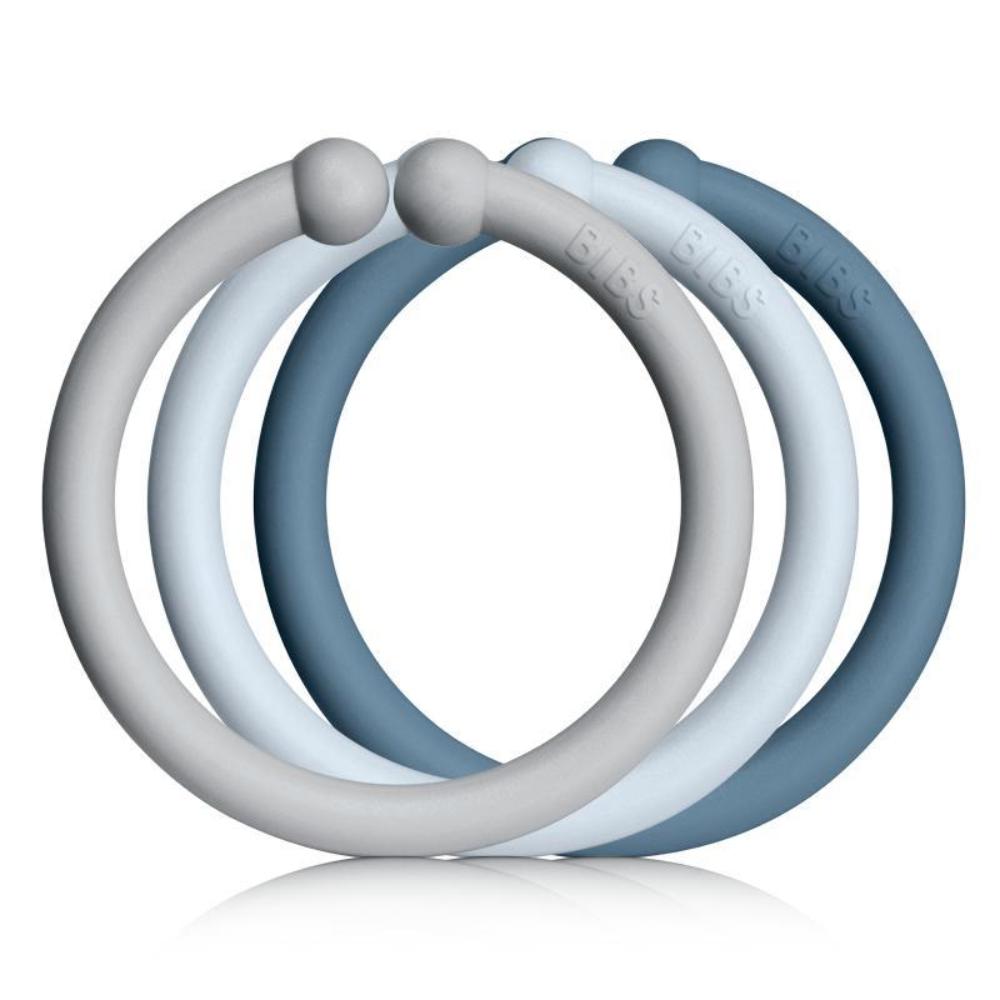 Bibs Loops - 12 pce Baby Blue/Cloud/Petrol