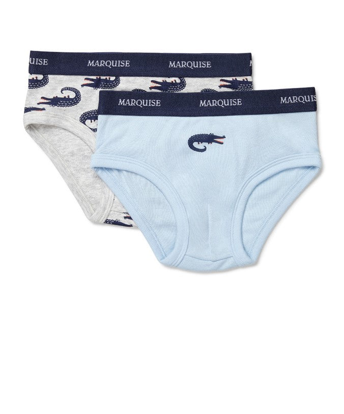 Marquise Boys Underwear - 2 pk - Crocodiles – babygoodswarehouse