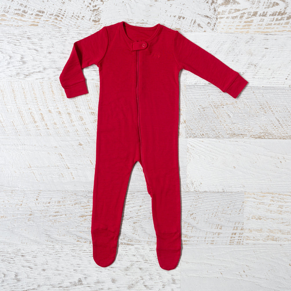 Red discount baby onesie