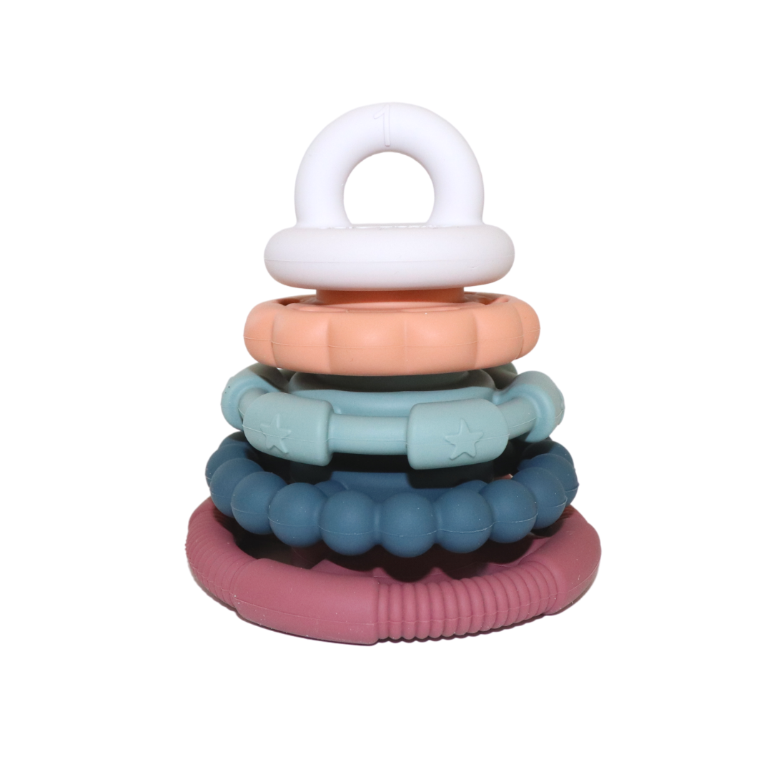 Jellystone Rainbow Stacker Teether Earth